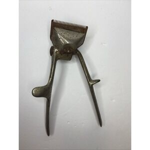 Vintage Spartan Metal Manual Hair Clippers Made In USA